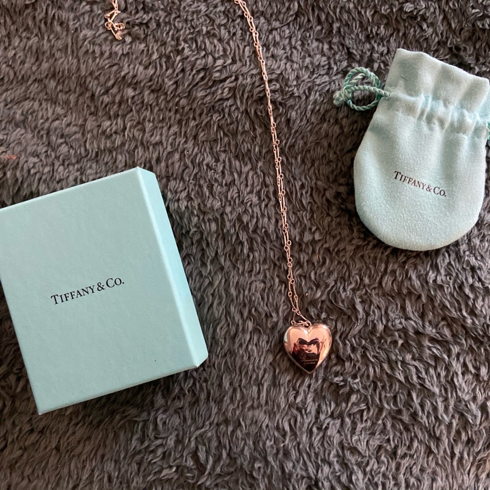 Tiffany & Co silver heart necklace